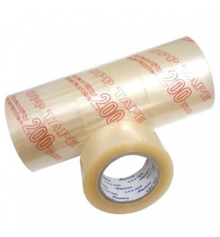 Băng keo trong 200 yard 2.2kg/cây 6 cuộn 