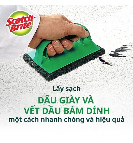 Bàn chải chà sàn nhà tắm bằng cước siêu sạch Scotch Brite 3M