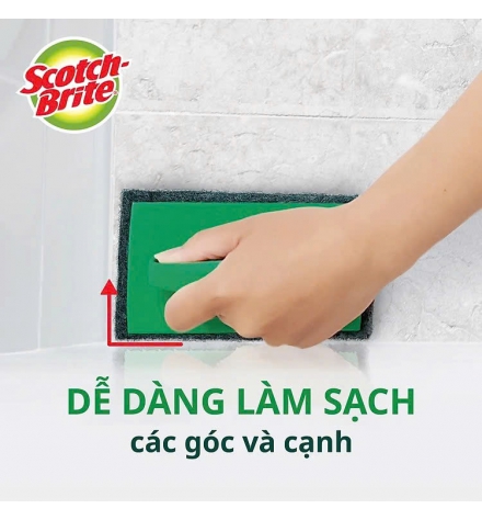 Bàn chải chà sàn nhà tắm bằng cước siêu sạch Scotch Brite 3M