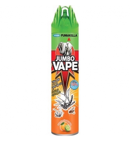 Bình xịt muỗi Jumbo Vape FIX Hương Cam Chanh 600ml