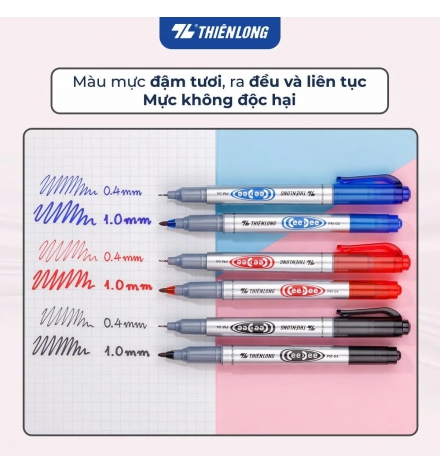 Bút lông dầu Thiên Long PM-04
