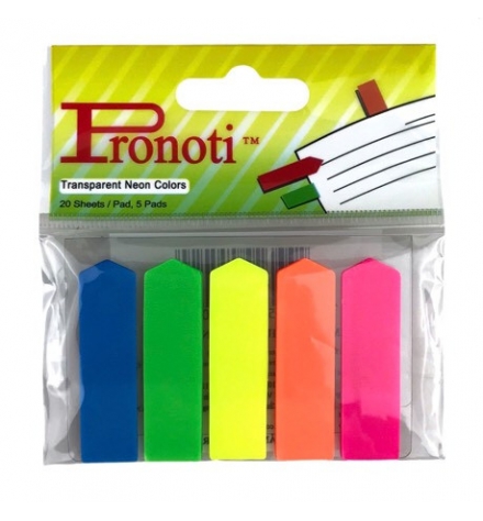 Giấy Note 5 màu mũi tên PRONOTI