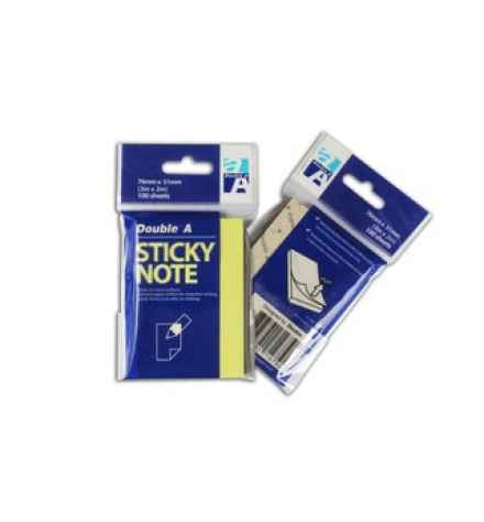 Giấy note double A  76 x 51 mm (3 x 2 in)