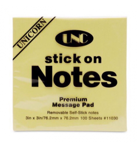 Giấy Notes vàng 3x3 UNC