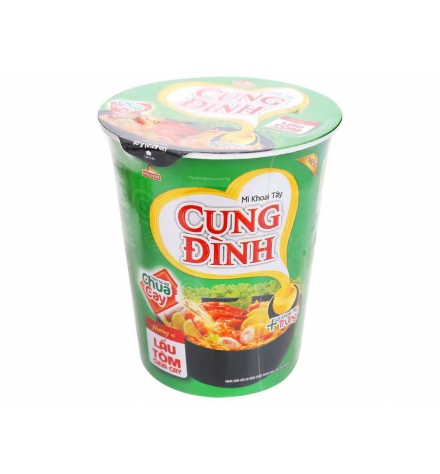 Mì khoai tây Cung Đình lẩu tôm chua cay ly 65g