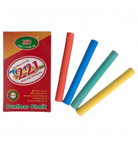 Phấn Mic 221 10 viên màu không bụi