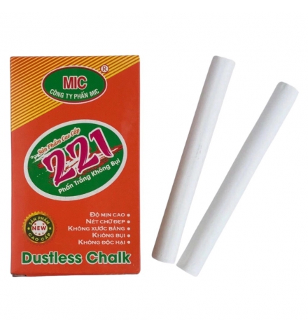 Phấn Mic 221 10 viên trắng không bụi