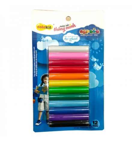 Sáp nặn 12 màu MC-C04 (Thiên Long)