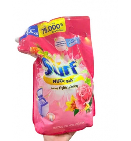 Nước giặt Surf chuyên dụng 3.6KG hương nước xả vải đậm đặc 