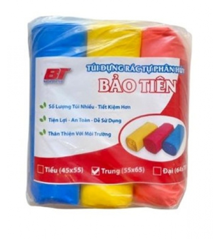 Túi đựng rác loại trung Bảo Tiên