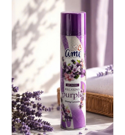 Xịt thơm phòng Ami 280ml Hương hoa hồng 