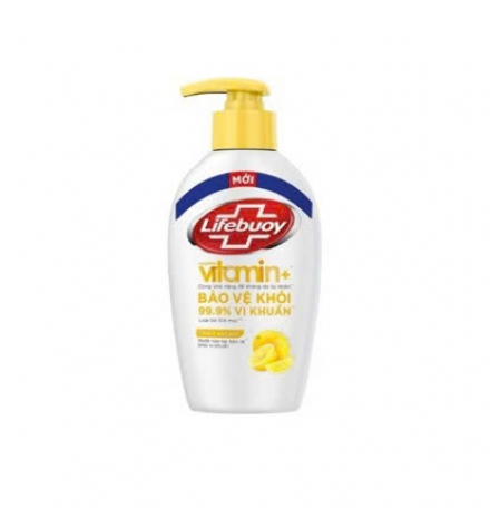 Nước Rửa Tay Lifebuoy Vitamin+ Sữa Dưỡng Ẩm