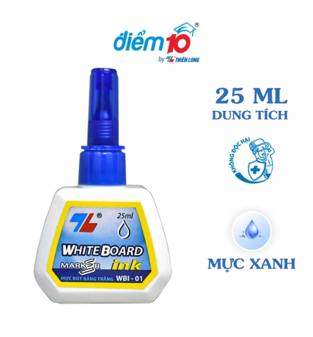  Mực bút lông bảng Thiên Long WBI-01 xanh