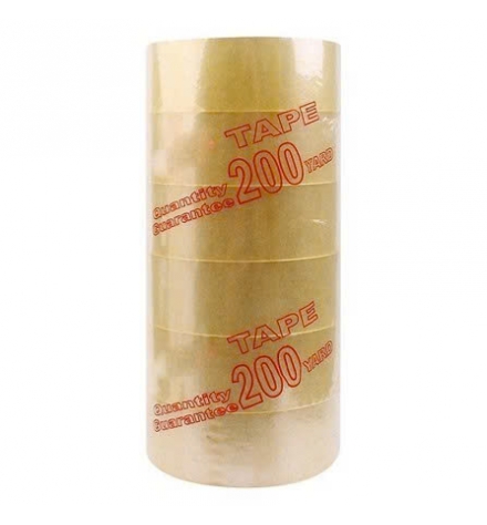 Băng keo trong 200 yard 2.2kg/cây 6 cuộn 