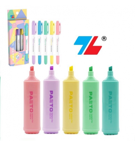 Bút Dạ Quang Màu Pastel Thiên Long Flexoffice Pazto FO-HL009/VN