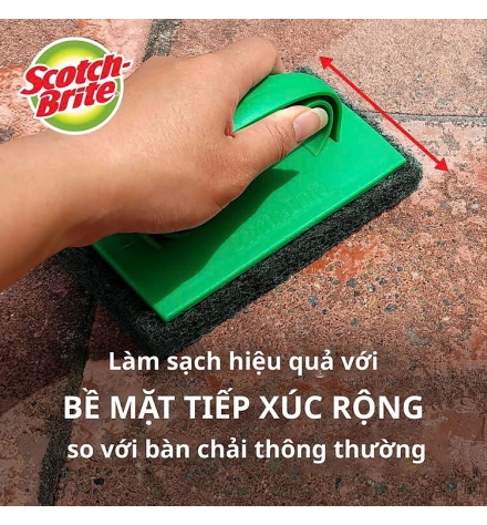 Bàn chải chà sàn nhà tắm bằng cước siêu sạch Scotch Brite 3M