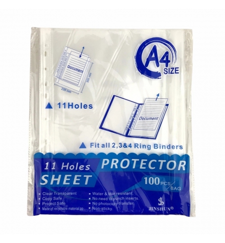 Bìa lỗ A4 JS1130GR-100 