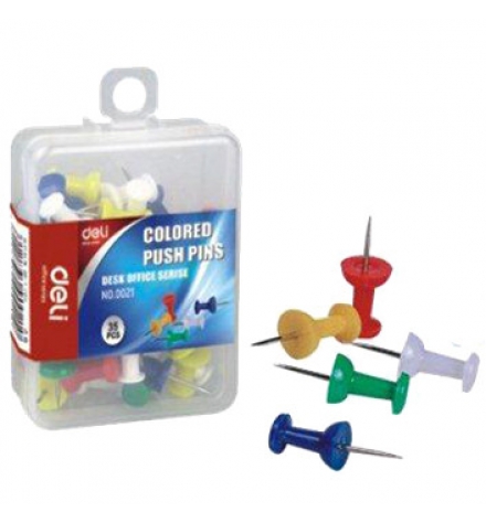 Ghim mũ nhựa màu Deli - 0021