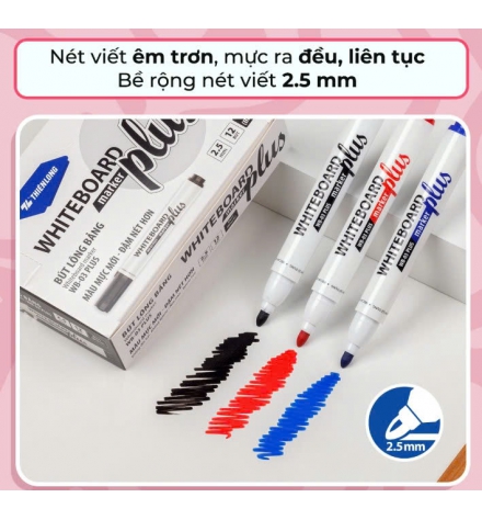 Hộp lông bảng Thiên Long WB-03 Plus