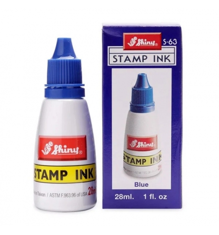Mực dấu Shiny 28ml xanh S-63
