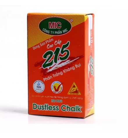 Phấn Trắng Không Bụi Mic 215 (10 Viên/Hộp)