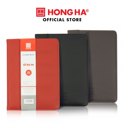 Sổ bìa da 200 trang A5 Hồng Hà Classic Book 4595