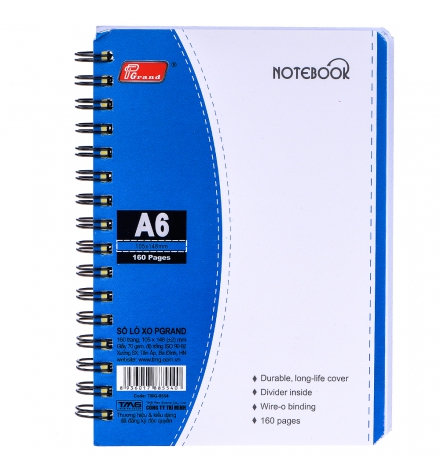 Sổ Lò Xo Grand A6 160 Trang