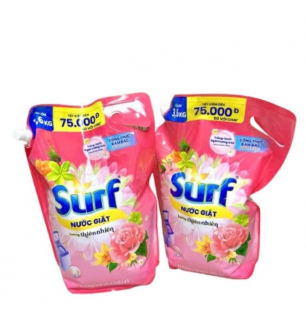Nước giặt Surf chuyên dụng 3.6KG hương nước xả vải đậm đặc 