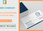 Những lưu ý để sở hữu chiếc Name Card ấn tượng – Lê Trần Company