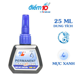 Mực bút lông dầu Thiên Long PMI-01 25ml xanh